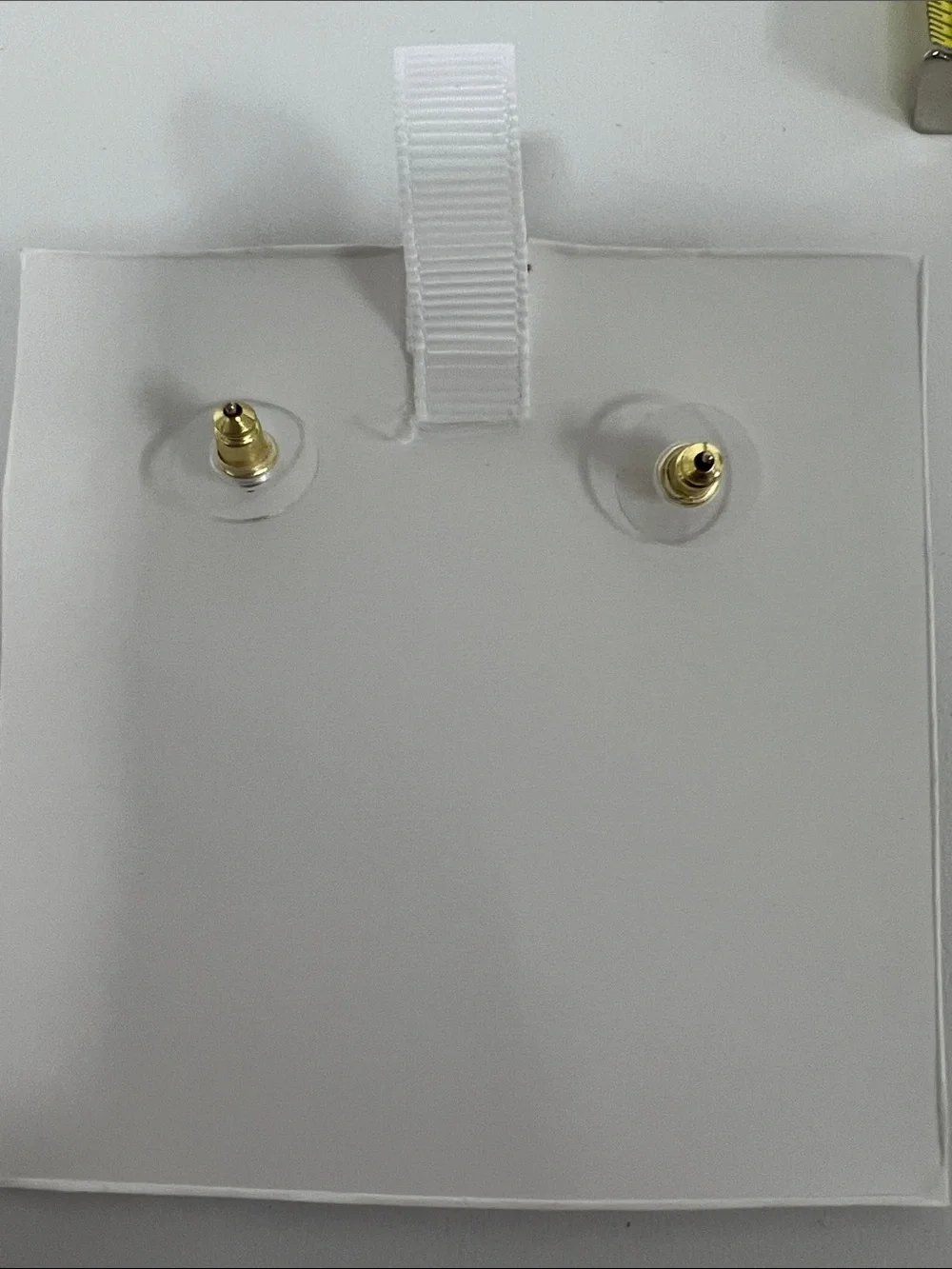 House of Harlow 1960 Gold Hammered Diamond-Shape Clip Earrings
